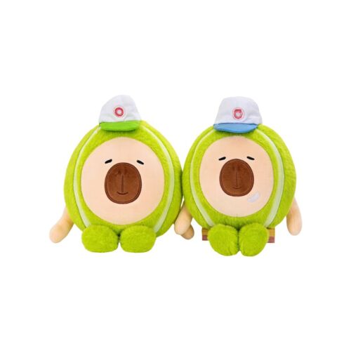Peluche Capybara de sport - Vert - 39 cm