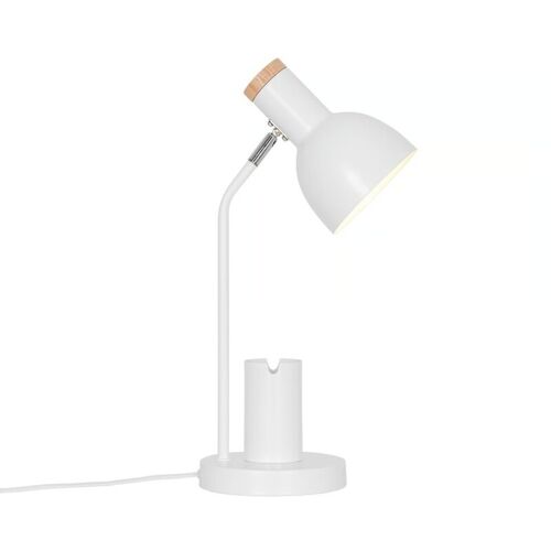 Nordlux Devone Lampe De Table En Métal Ip20 E27 - Blanc