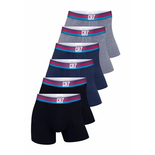 Cr7 Basic, Caleçon Court, Lot De 6 300-8108-49-2319-Xl Multicolore