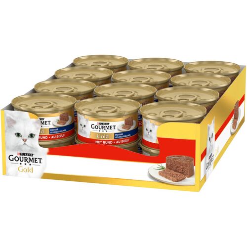 Gourmet Pâtée Pour Chat, Mousse De B?uf, 24 X 85 G