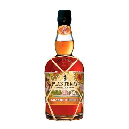Planteray Rum - (Ex Plantation) - Barbados Grande Réserve - Rhum Vieux Ambré - Origine : Barbade - Notes De Café & Caramel - 40% Alcool - 70 Cl