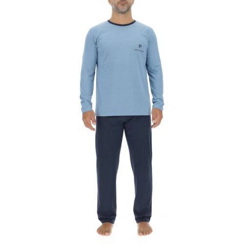 Pierre Cardin Pyjama Pour Homme Enl Bleu Clair/Bleu Marine - Taille Xl