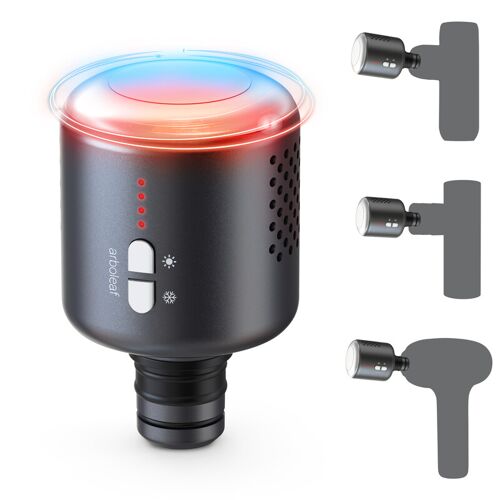 Accessoire De Tête De Massage Pour Pistolet À Fascia À Compresse Chaude Et Froide Arboleaf Cma20a - Tête De Massage À Compresse Chaude Et Froide Adaptée Aux Pistolets À Fascia, Universelle Pour Salle De Bain/Salon/Chambre À Coucher À Domicile