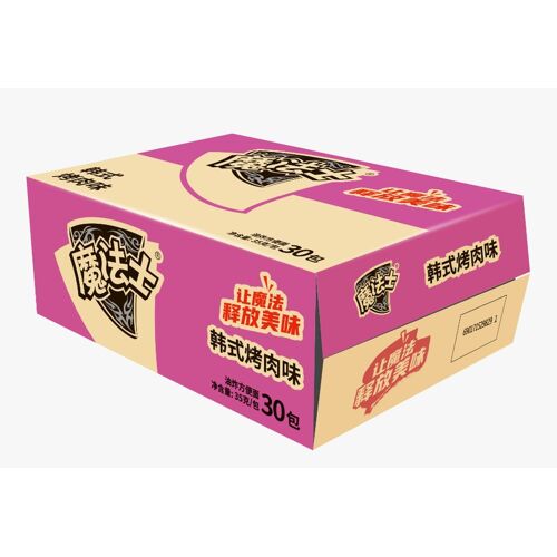 Hua Feng Magic Chef Korean Bbq Flavor Crispy Noodles 35g*30 (Full Case)