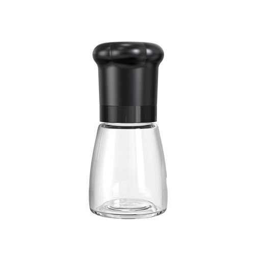 Cuisync Kymq-As-C Moulin À Poivre Manuel Noir En Pp Et Verre - 180 Ml