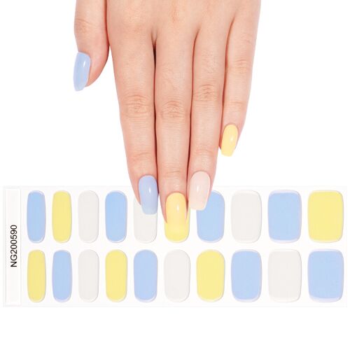 Meomagic 14-284 Autocollants Gels Pour Ongles - 20 Pièces 
