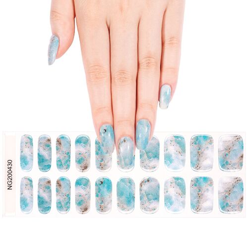 Meomagic 14-189 Autocollants Gels Pour Ongles - 20 Pièces 