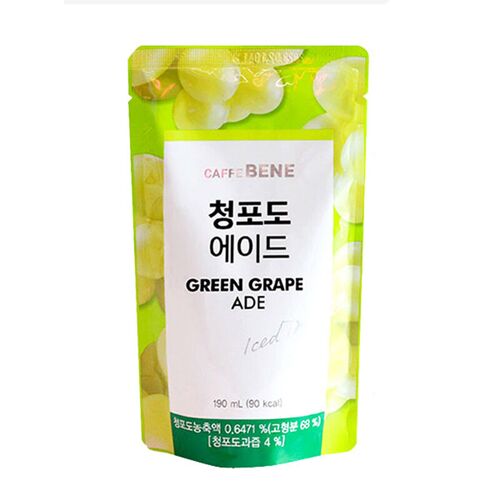 Caffe Bene Boisson Au Raisin Vert - 190 Ml