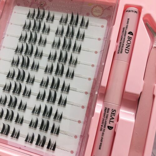 Meomagic F38 Kit D'extensions De Cils Avec Pince Et Colle - 120 Pièces 