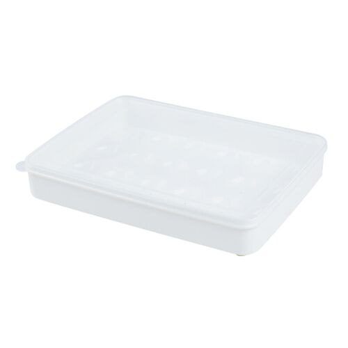 Jordan&judy Lot De 2 Boîtes De Rangement Pour ?Ufs Rectangulaire Transparente Avec 24 Emplacements