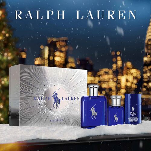 Ralph Lauren Coffret Polo Blue Eau De Toilette 125 Ml + Eau De Toilette 40 Ml + Déodorant Stick 75 Ml