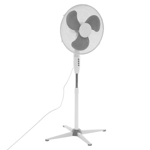 NEKA Ventilateur sur pied Hauteur réglable 3 vitesses 45W