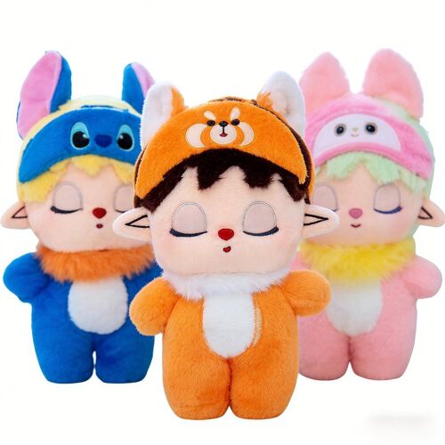 Masque pour les yeux en peluche Mimi Doll 23 cm (Sélection aléatoire)