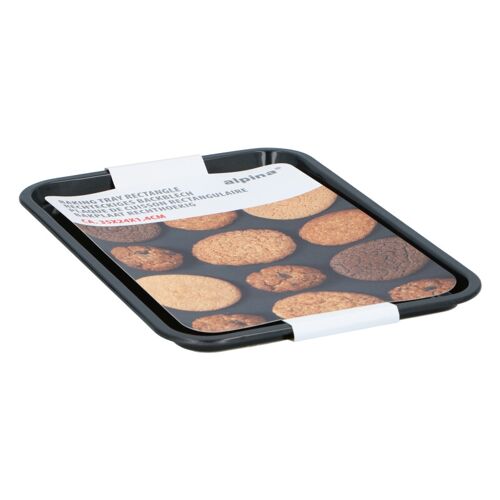 Alpina Plaque De Cuisson Noire - 35 X 24 X 1,4 Cm