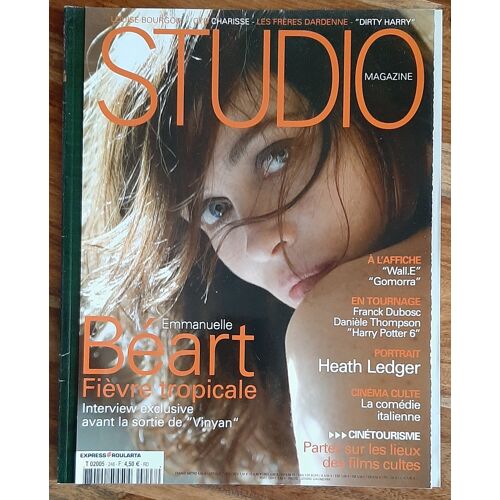 Studio Magazine - N° 248 Juillet Août 2008 - Emmanuelle Béart