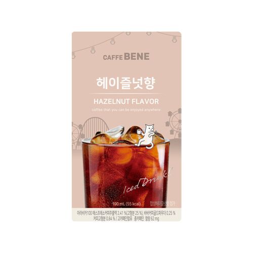 Caffe Bene Café En Sachet Saveur Noisette - 190 Ml