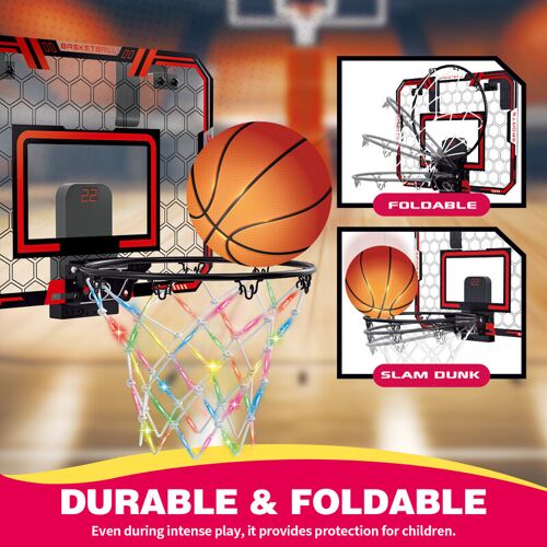 Merax Coffret d¿entraînement au tir avec panier de basket et minuteur