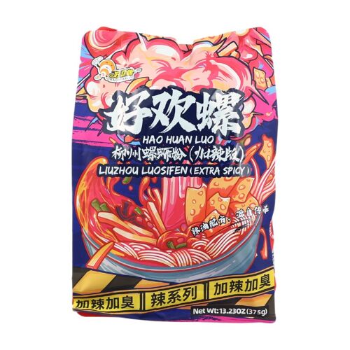 Hao Huan Luo Nouilles De Riz Luosifen Extra Aromatisées Et Extra Épicées - 375 G