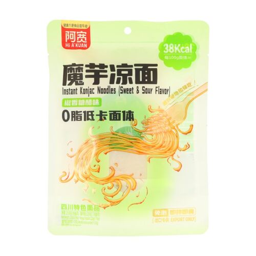 Bai Jia Ah Foon Nouilles Froides De Konjac Au Poivre Saveur Aigre-Douce - 194 G