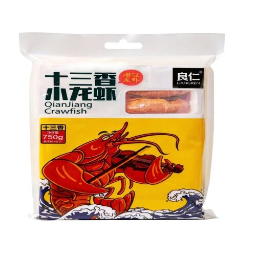 Liangren Crevettes Épicées Taille Moyenne 750g