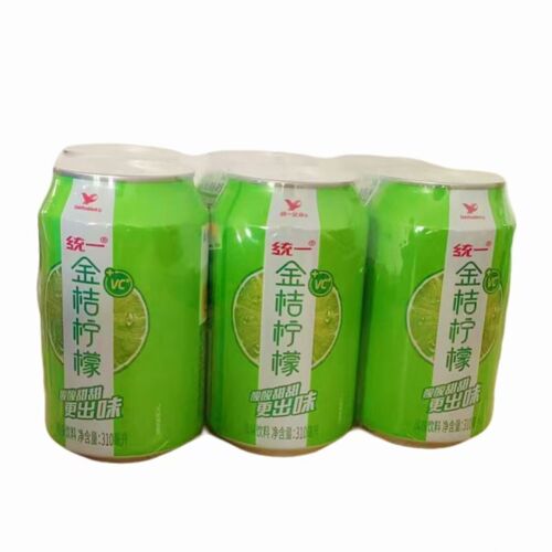 Uni-President Kumquat Et Citron Avec Édulcorants, 6 X 310 Ml