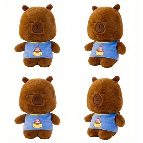 Jouet en peluche Série Animaux accroupis Modèle H Capybara 22 cm