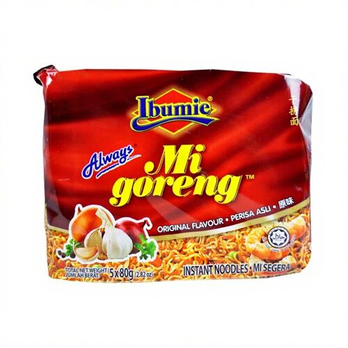 Ibumie Nouilles Instantanées Peris Asli Saveur Originale - 5 X 80 G