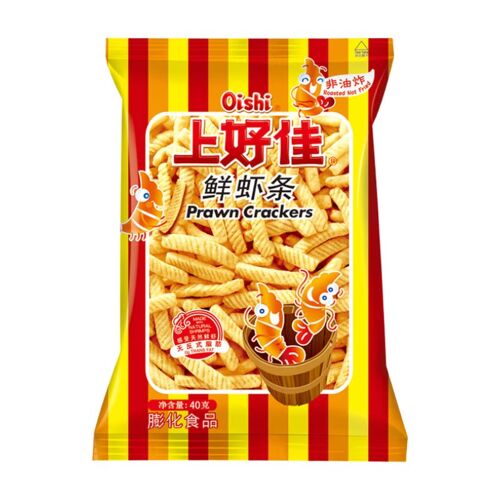 Oishi Biscuits Apéritifs Au Crevette - 40 G