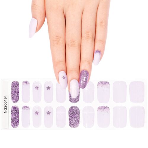 Meomagic 14-228 Autocollants Gels Pour Ongles - 20 Pièces 