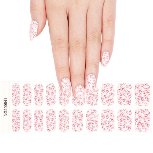 Meomagic 14-253 Autocollants Gels Pour Ongles - 20 Pièces 