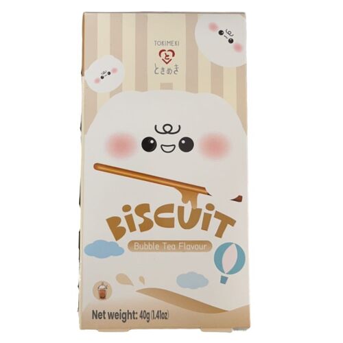 Tokimeki Bâtonnets De Biscuits Saveur Bubble Tea - 40 G