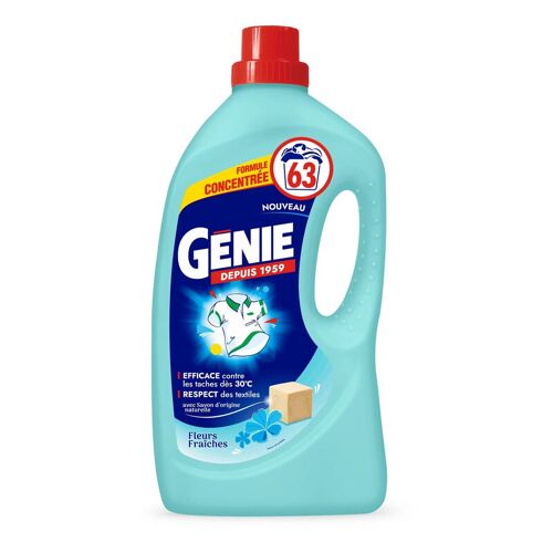 GENIE Lessive liquide fleurs fraiches - 2,52 L