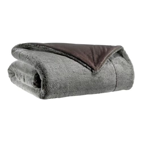 VIVARAISE Plaid Kinta cacao - 130 x 160 cm