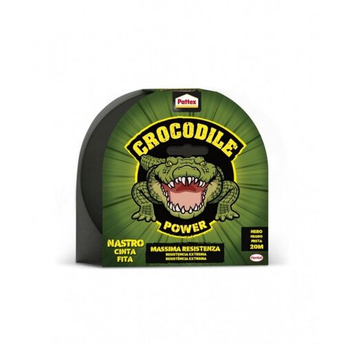 PATTEX Crocodile Power Ruban adhésif noir - 20 m