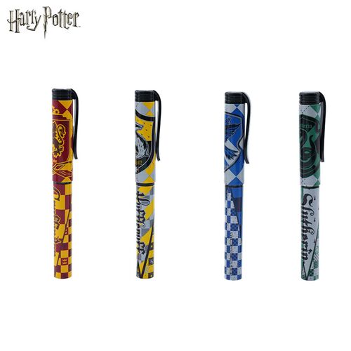 Warner Bros. Lot De 4 Stylos Harry Potter Des 4 Maisons - Griffondor, Serpentard, Serdaigle, Poufsouffle