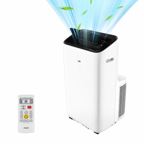 AUX Climatiseur mobile 3-en-1 12 000 BTU, Wi-Fi et télécommande, 4 modes, réfrigérant R290, kit de fixation pour fenêtre inclus, classe énergétique A