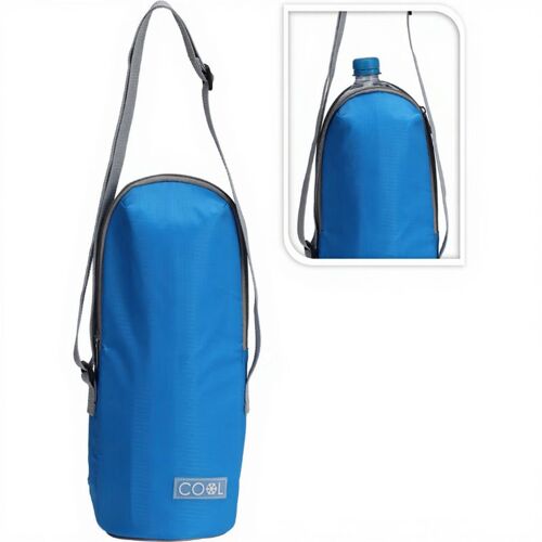 Sac à bandoulière isotherme pour bouteille 1,5 L - Bleu