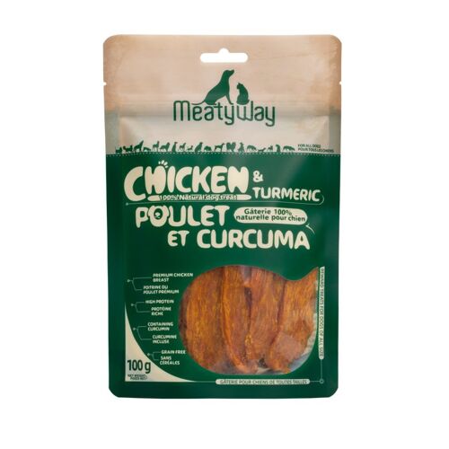 Meatyway Friandises Tendres Au Poulet Et Curcuma - 100 G