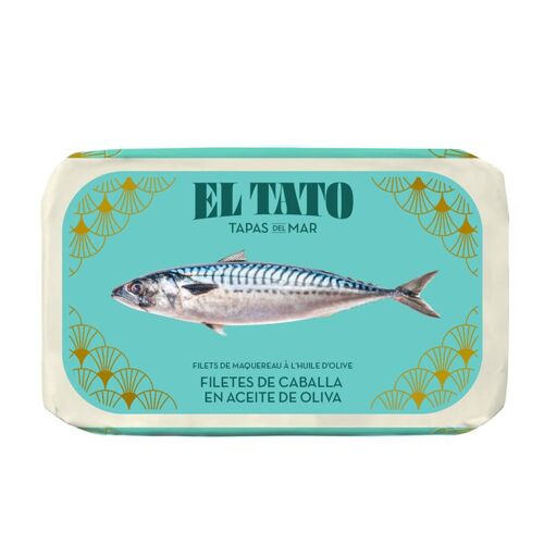 El Tato Filets De Maquereau À L'huile D'olive - 115 / 80 G