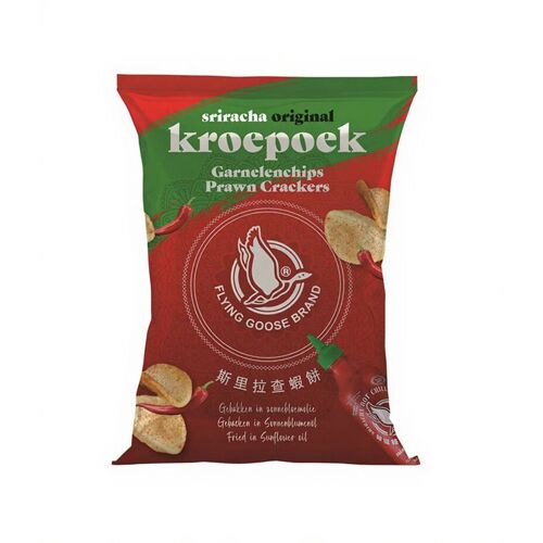 Sriracha Udang-Mas Chips De Crevette - 80 G