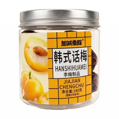 Jia Jian Cheng Chu Enjoy Bottle Prune Confite À La Coréenne, Contient Des Édulcorants, 180 G