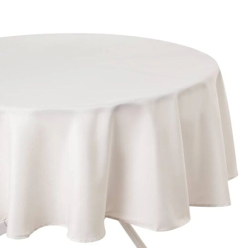 Atmosphera Home & Styling Nappe Antitache Ivoire - Diamètre 180 Cm