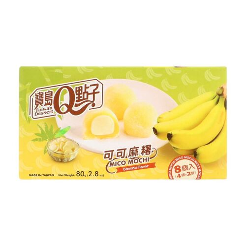 Taiwan Dessert Q Mochi Saveur Banane - 80 G