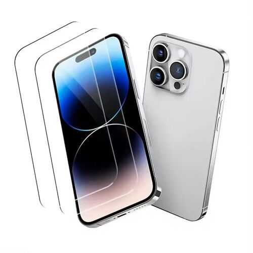 Film Protecteur Trempé HD sans Poussière pour iPhone 16 Plus en Verre Aluminium Haute Qualité