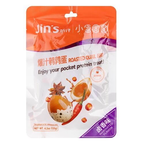 Jin Zai ?Uf De Caille Rôti, Saveur Marinée - 120 G