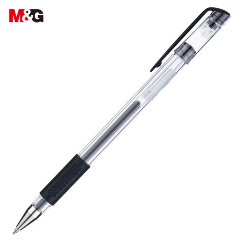 M&g Q7 Lot De 12 Stylos Gel, À Encre Noire, Pointe Fine 0,5 Mm Et Séchage Rapide