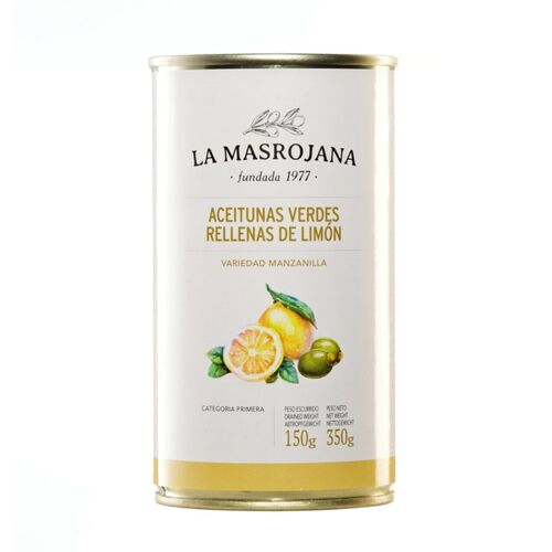 Masrojana Olives Farcies Au Citron - 350 G Net/150 G Égoutté