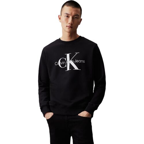 Calvin Klein Sweatshirt À Logo Monogramme Core Noir L