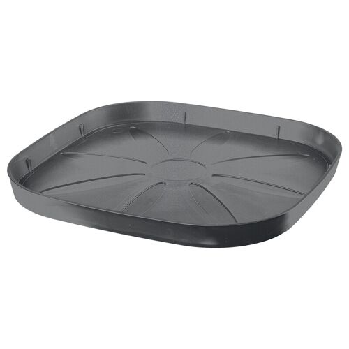 DEROMA Soucoupe Carrée Origin Grigio 24cm