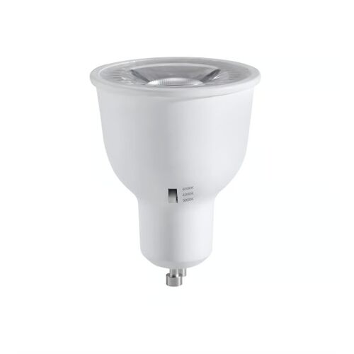 Ampoule GU10 PAR16 | CCT Switch, plastique blanc - 3000/4000/6500K 395l. - Energetic